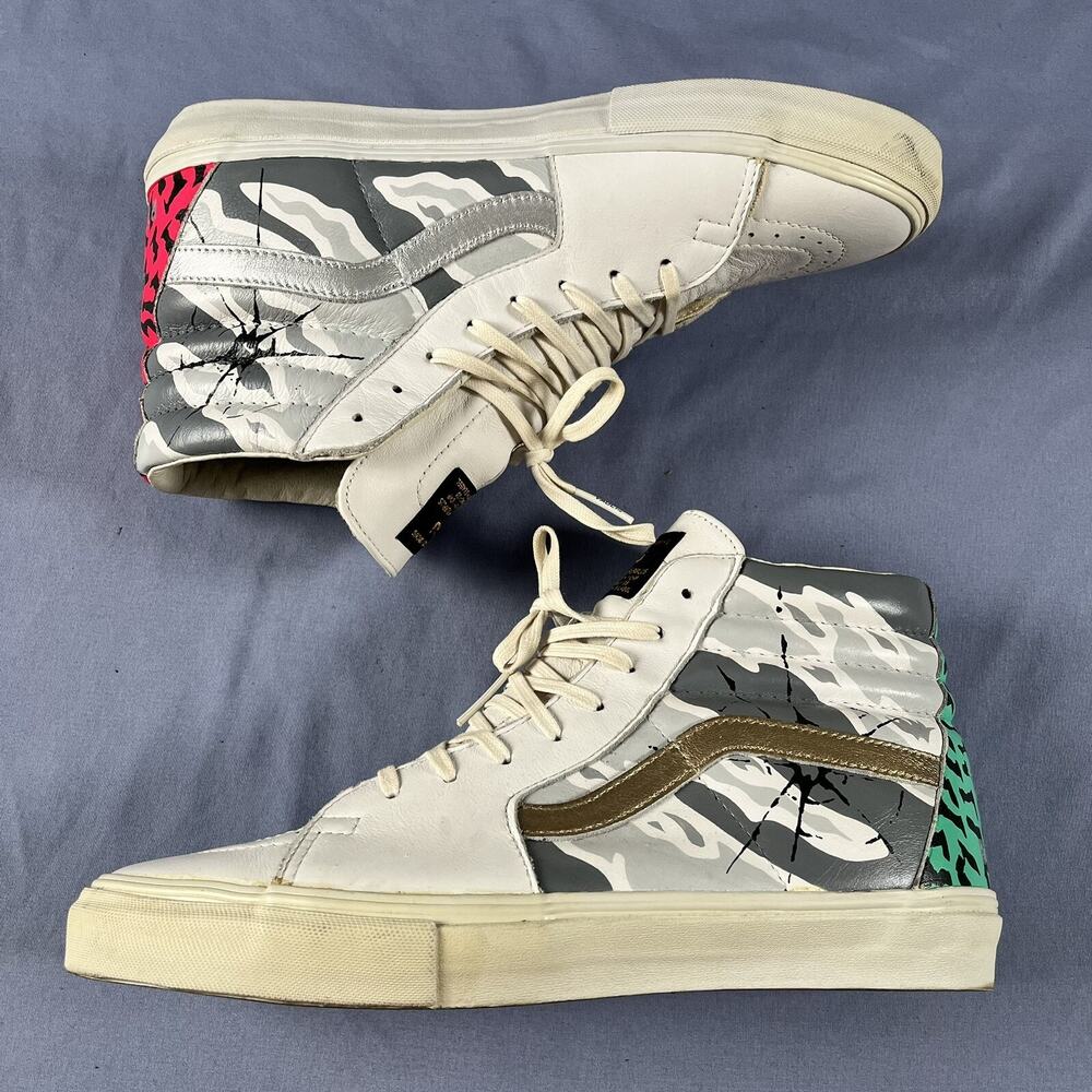 Vans x Sabotage x Titolo Cadere ET Resvrgere Sk8-Hi Men’s Size 10.5 Rare 1 of 12